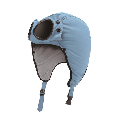 Action Fox Goggle Mütze mit integrierter Brille | Warm & stylisch für Ski, Snowboard & Outdoor | Verschiedene Designs