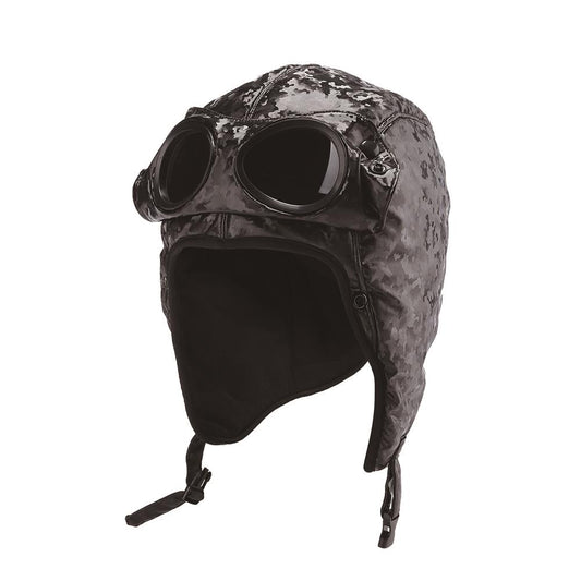 Action Fox Goggle Mütze mit integrierter Brille | Warm & stylisch für Ski, Snowboard & Outdoor | Verschiedene Designs