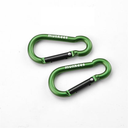 munkees Karabiner Birnenform – 2 Stück