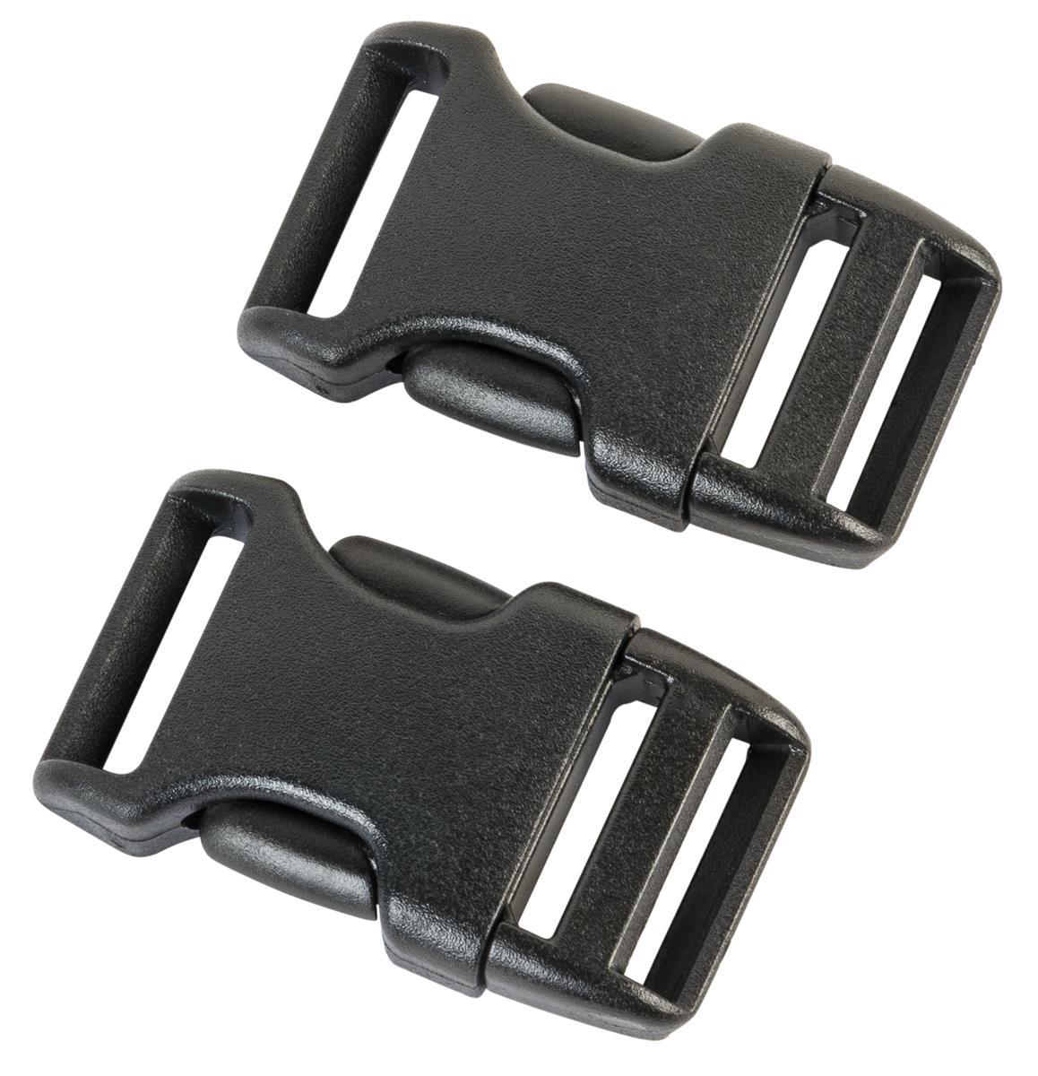 Duraflex Steckverschluss Schwarz – 20–50 mm