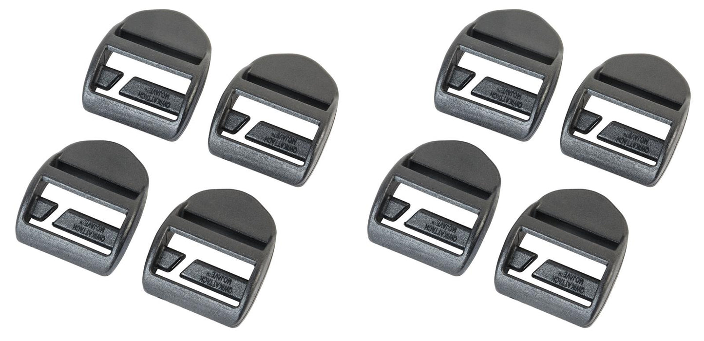 Duraflex Schnell-Klemmschnalle mit Griff – 4er Set, 25 mm