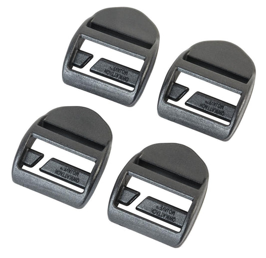 Duraflex Schnell-Klemmschnalle mit Griff – 4er Set, 25 mm