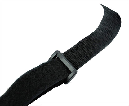 AceCamp 3er-Set Klettgurte 2,5 x 30 cm – Schwarz