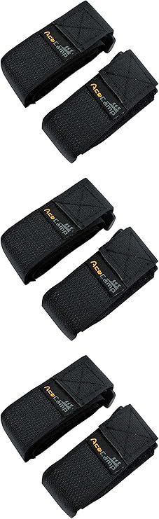 AceCamp Klettgurt 3er Pack – 2,5 x 60 cm Allzweckriemen