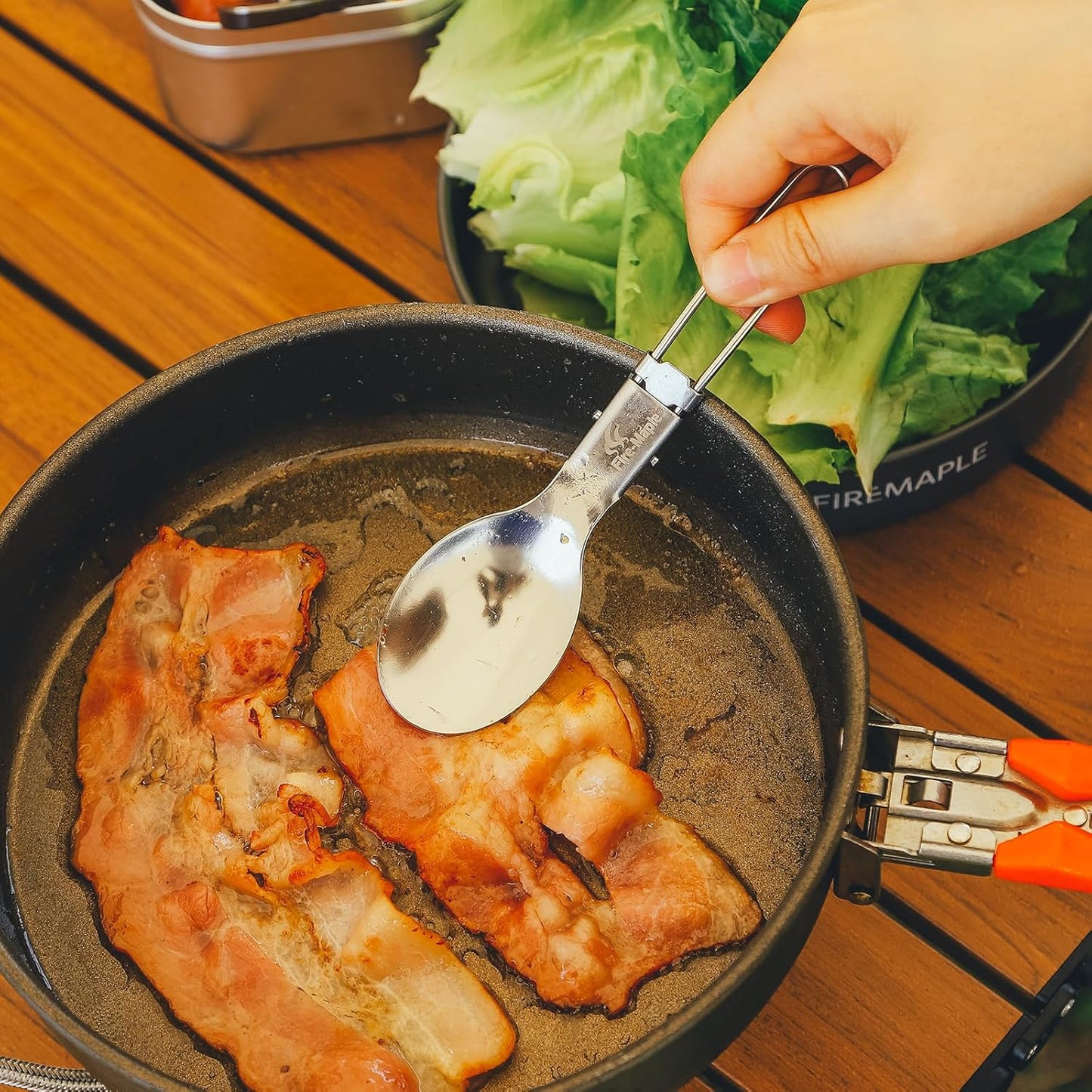 Fire-Maple FMT-803 Faltbares Edelstahl-Besteck-Set