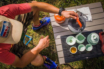 Feast T3 Orange Wasserkessel 0,8L aus Aluminium