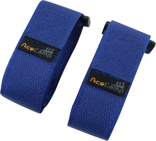 AceCamp Klettgurt 2er-Set 2,5 x 60 cm – Blau