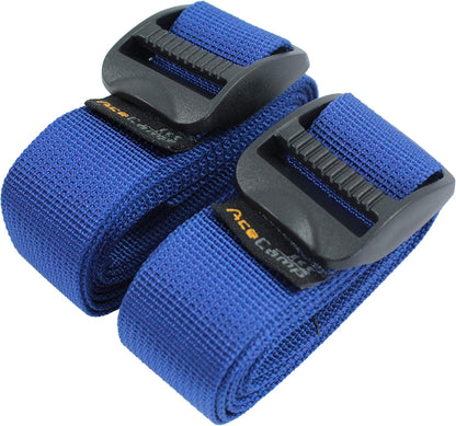 Nylon Utility Strap 120cm – 2er Pack Blau