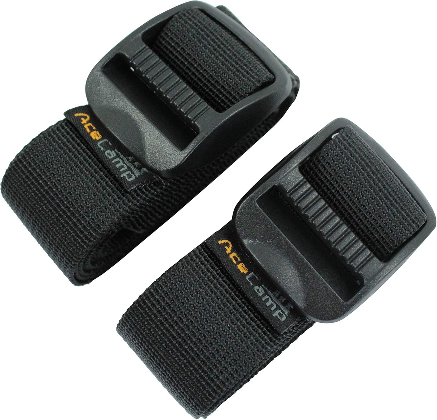 AceCamp 3X Koffergurt Set – 2,5 x 120 cm, Schwarz