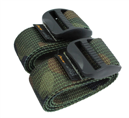 Nylon Utility Strap 65cm – 2 Stück, Camouflage Grün
