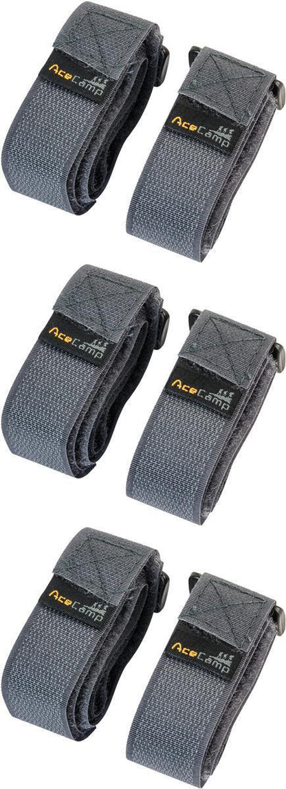 AceCamp Klettgurt Allzweckgurt 2er Set mit Klettverschluss