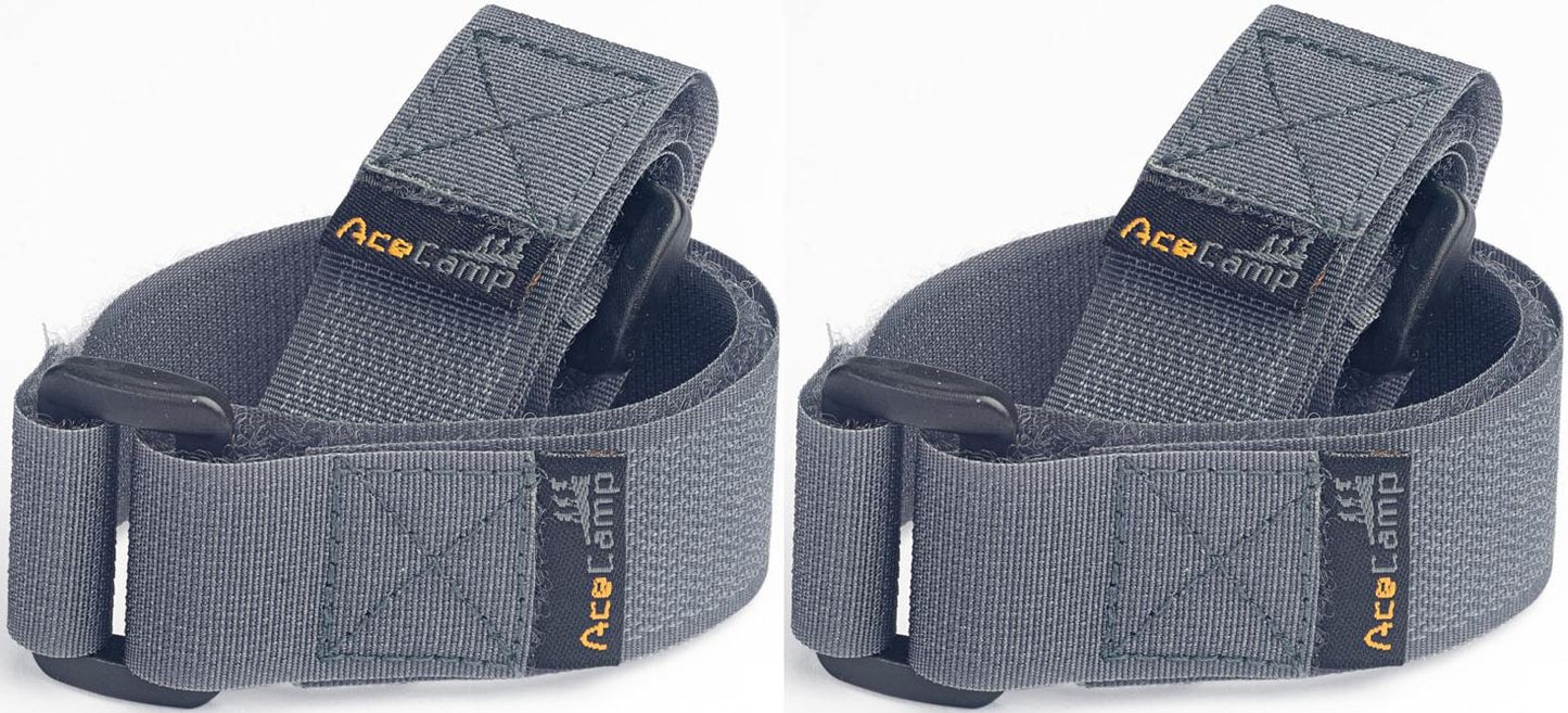 AceCamp Klettgurt Allzweckgurt 2er Set mit Klettverschluss