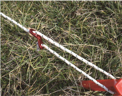 AceCamp Zeltleinenspanner Aluminium 3-Loch, 10 Stück, Orange