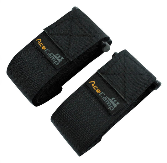 Klett-Kompressionsriemen 60 cm – 2er-Pack, Schwarz