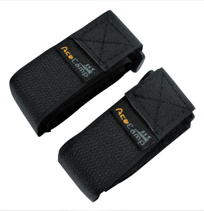 AceCamp Klettgurt 90 cm – 2er Set, Schwarz