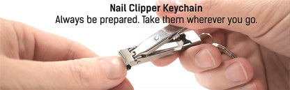 munkees Ultradünner Mini-Nagelknipser mit Schlüsselanhänger
