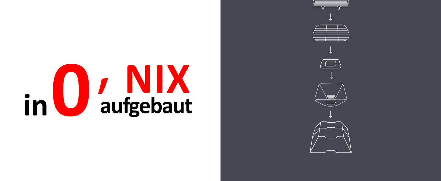 AceCamp Holzkohlegrill To Go Medium – faltbar & tragbar