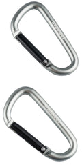 munkees Karabiner D-Form 6 x 60 mm – 2 Stück