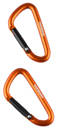 munkees Karabiner D-Form – 2 Stück, 50 mm