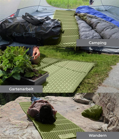 AceCamp Chill Star Liegematte 186x56 cm – grün