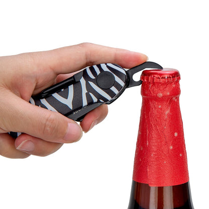 munkees Taschenmesser Zebra Schere und Säge im Detail