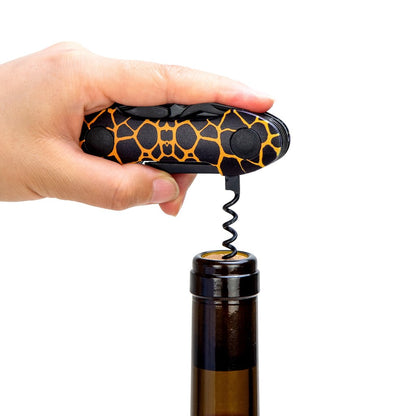 munkees Taschenmesser Giraffe Schere und Feile ausgeklappt