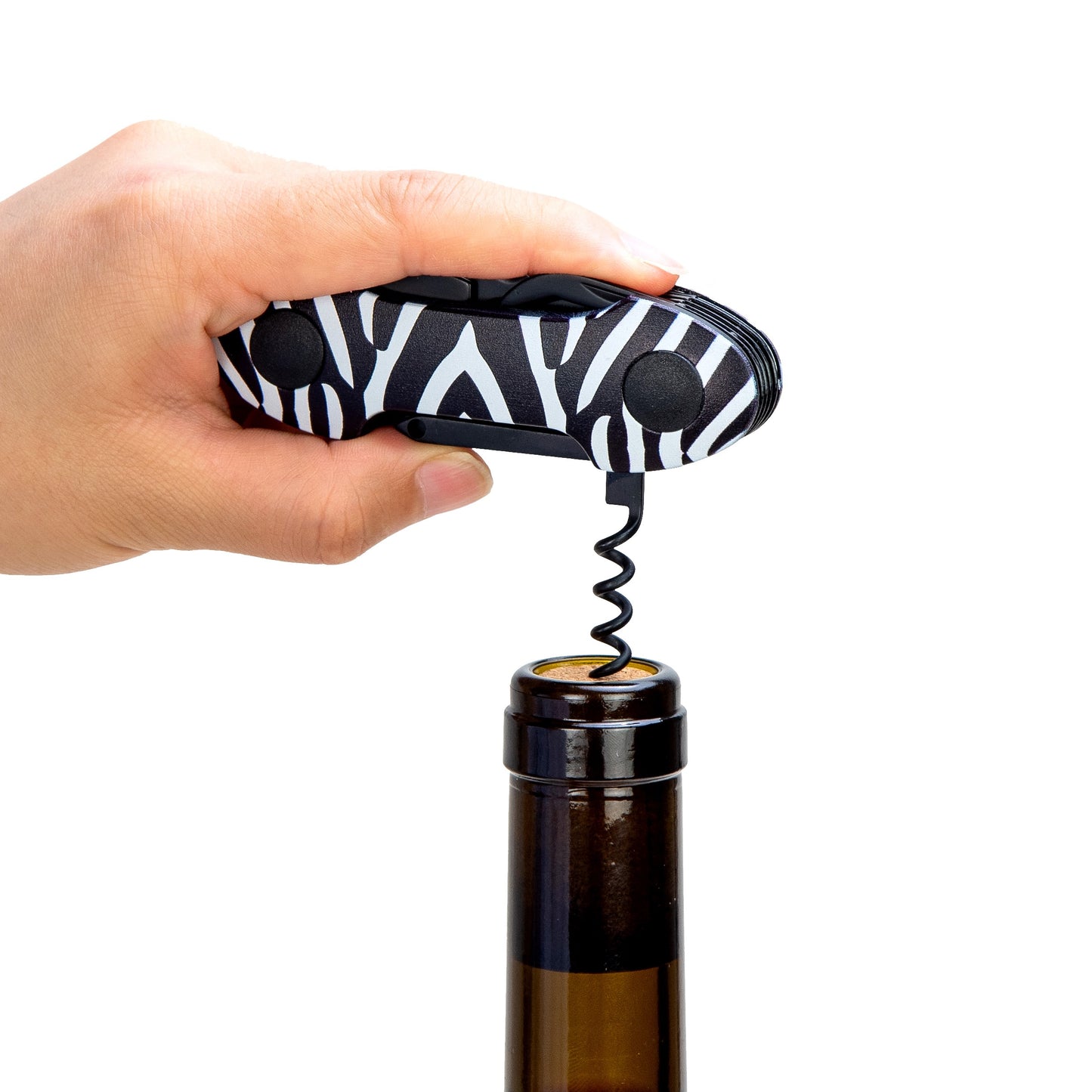 munkees Taschenmesser Zebra mit 15 Funktionen