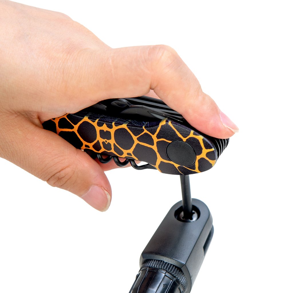 munkees Taschenmesser Giraffe Verpackung Vorderseite mit Produktbeschreibung