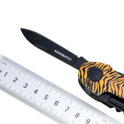 munkees Taschenmesser Tiger mit 15 Funktionen