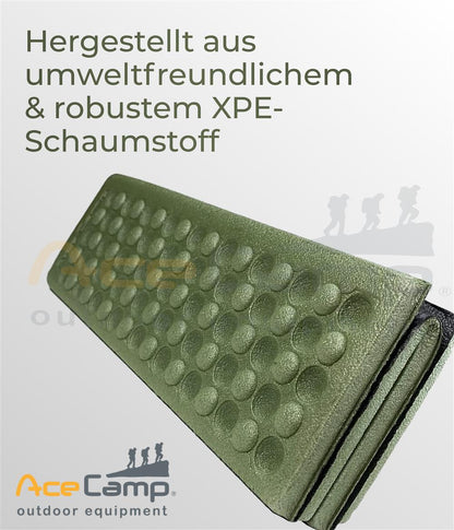 AceCamp faltbares Thermositzkissen 40x30 cm – Grün
