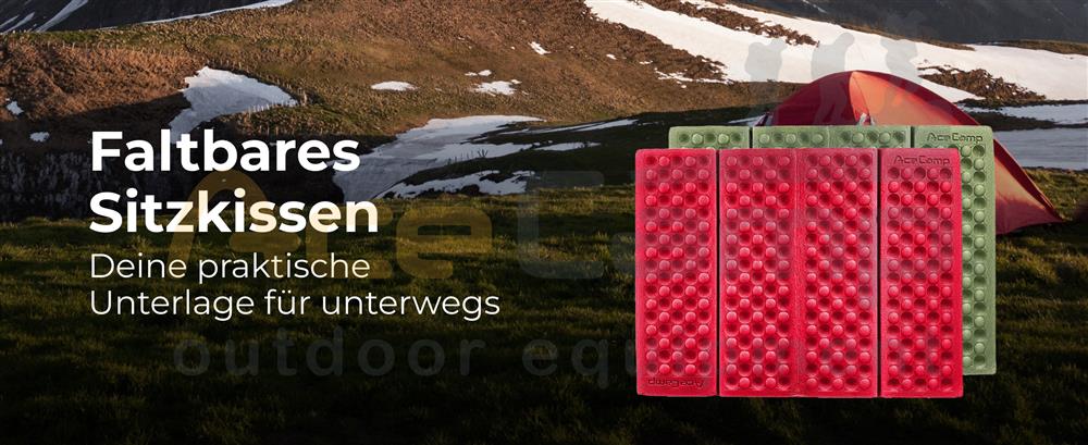 AceCamp Faltbares Sitzkissen – Ultraleicht & isolierend