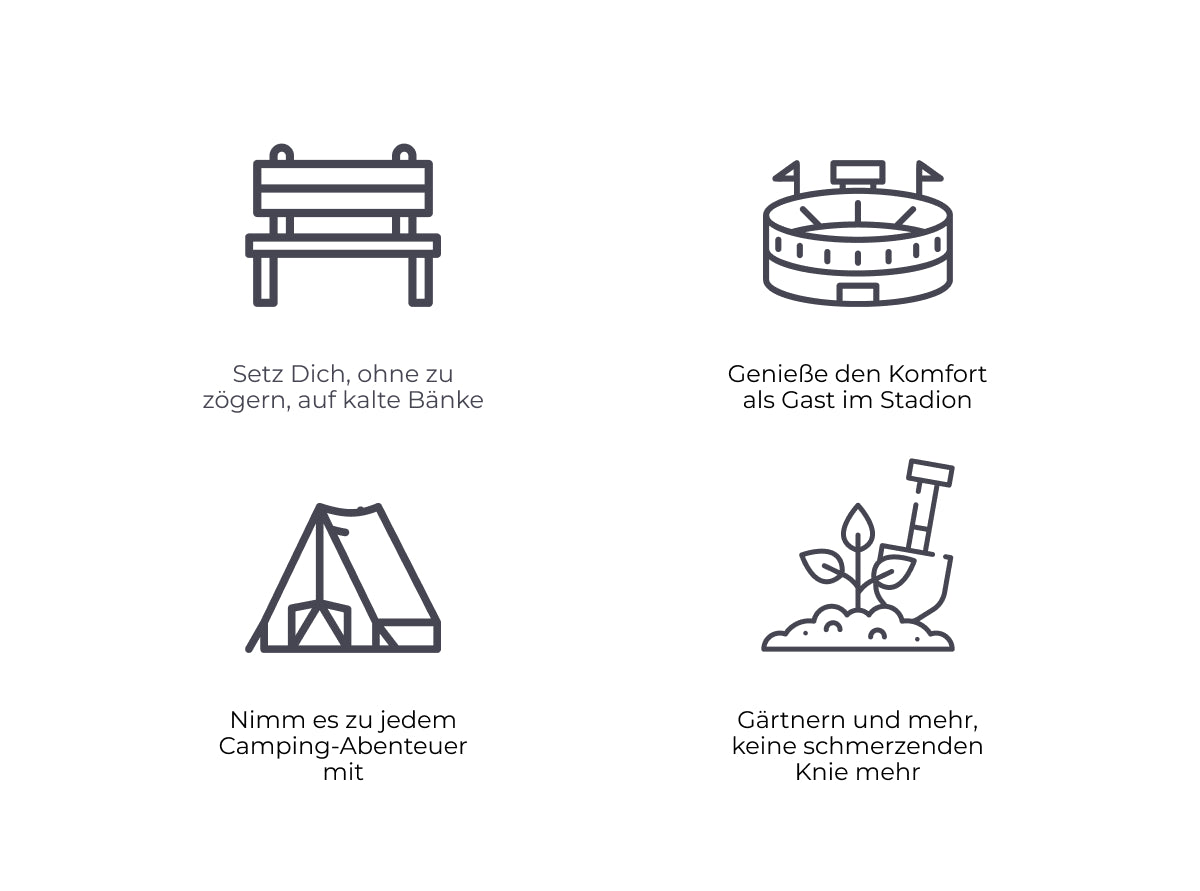 AceCamp Faltbares Sitzkissen – Ultraleicht & isolierend