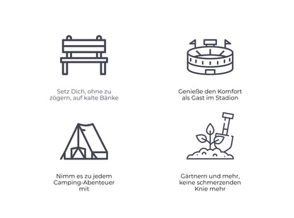 AceCamp Faltbares Sitzkissen – Ultraleicht & isolierend