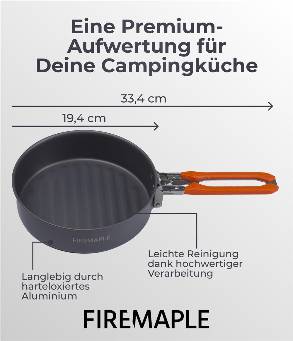 Fire-Maple FP Campingpfanne 0,9L mit Klappgriff