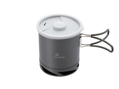 FMC-XK6 White Camping-Kochtopf aus Aluminium