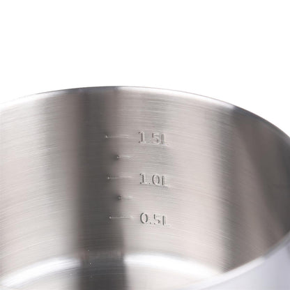 Antarcti Edelstahl Topf 1,5L mit 2 Tritan Schalen