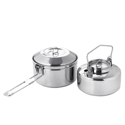 Set Antarcti Edelstahl Topf & Kessel mit 2 Tritanschalen