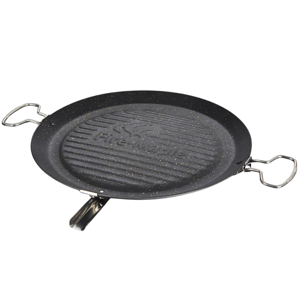 Outdoor Grillpfanne aus Gusseisen mit Griff