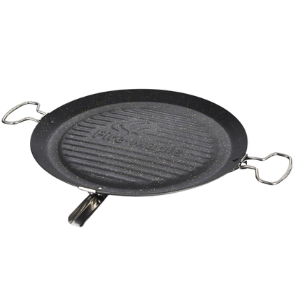 Outdoor Grillpfanne aus Gusseisen mit Griff