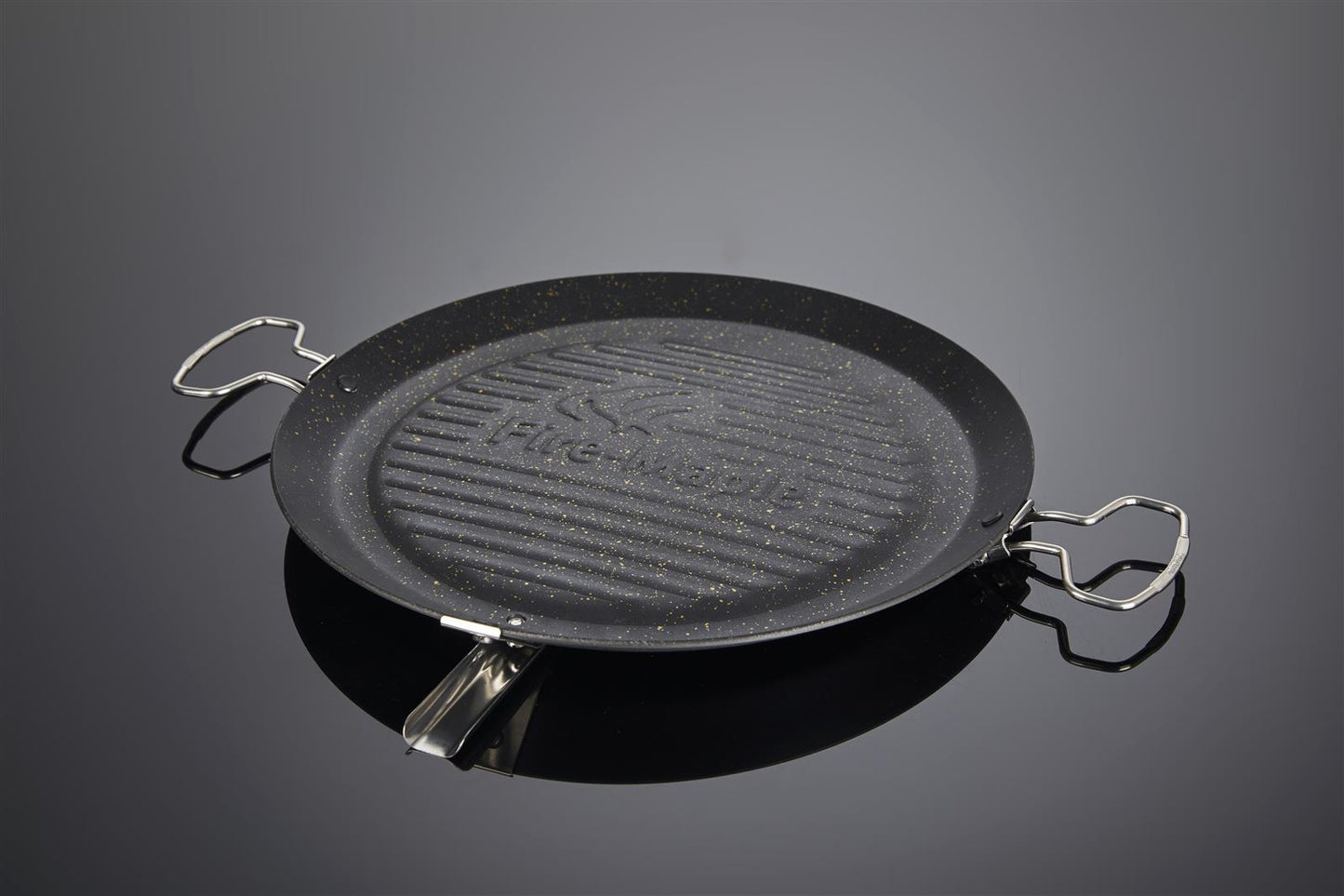 Outdoor Grillpfanne aus Gusseisen mit Griff