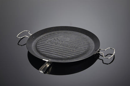 Outdoor Grillpfanne aus Gusseisen mit Griff