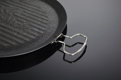 Outdoor Grillpfanne aus Gusseisen mit Griff