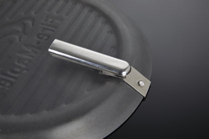 Outdoor Grillpfanne aus Gusseisen mit Griff