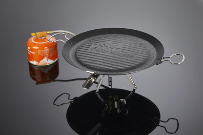 Outdoor Grillpfanne aus Gusseisen mit Griff