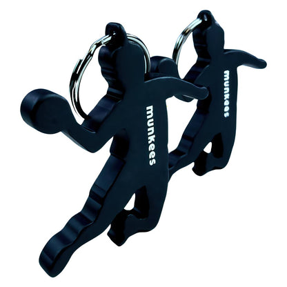 2 x munkees Schlüsselanhänger Handballer mit Flaschenöffner