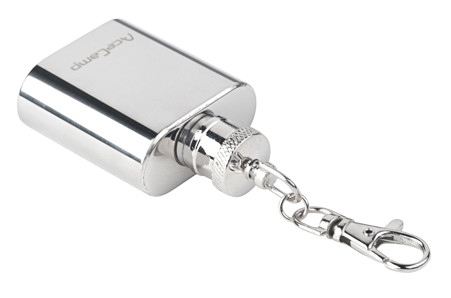AceCamp Edelstahl Schlüsselanhänger Flachmann 30 ml