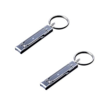 munkees Mini-Nagelknipser aus Edelstahl mit Schlüsselanhänger