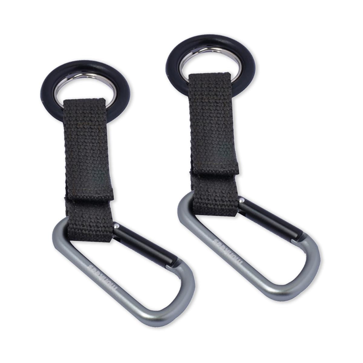 munkees Karabiner mit Flaschenträger Aluminium Grau