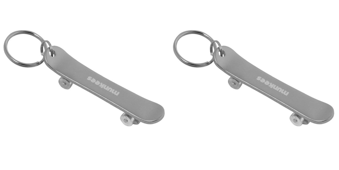 munkees Skateboard Schlüsselanhänger mit Flaschenöffner