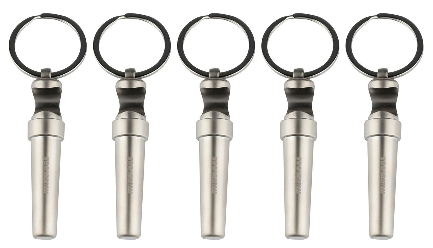 munkees Schlüsselanhänger Korkenzieher aus Edelstahl